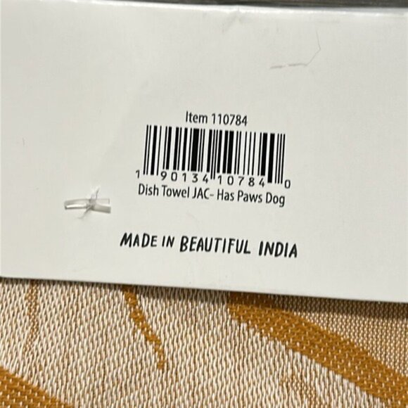 My Therapist Has Paws Dog Kitchen Dish Towel Primitives by Kathy New Gift Kitsch - Picture 4 of 6